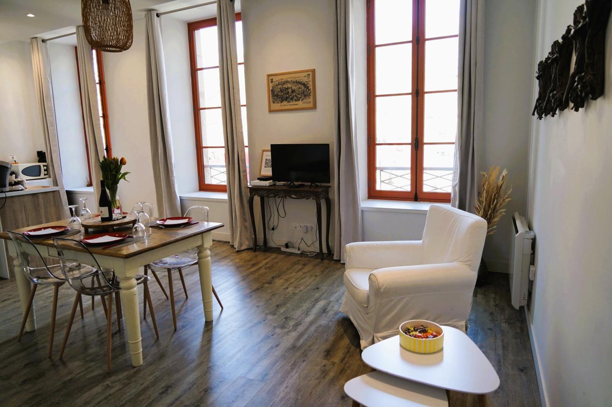 Apartment La Magie De Carnot Meuble De Tourisme 3 Etoiles Carcassonne